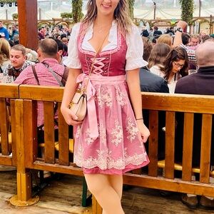 Maroon Dirndl